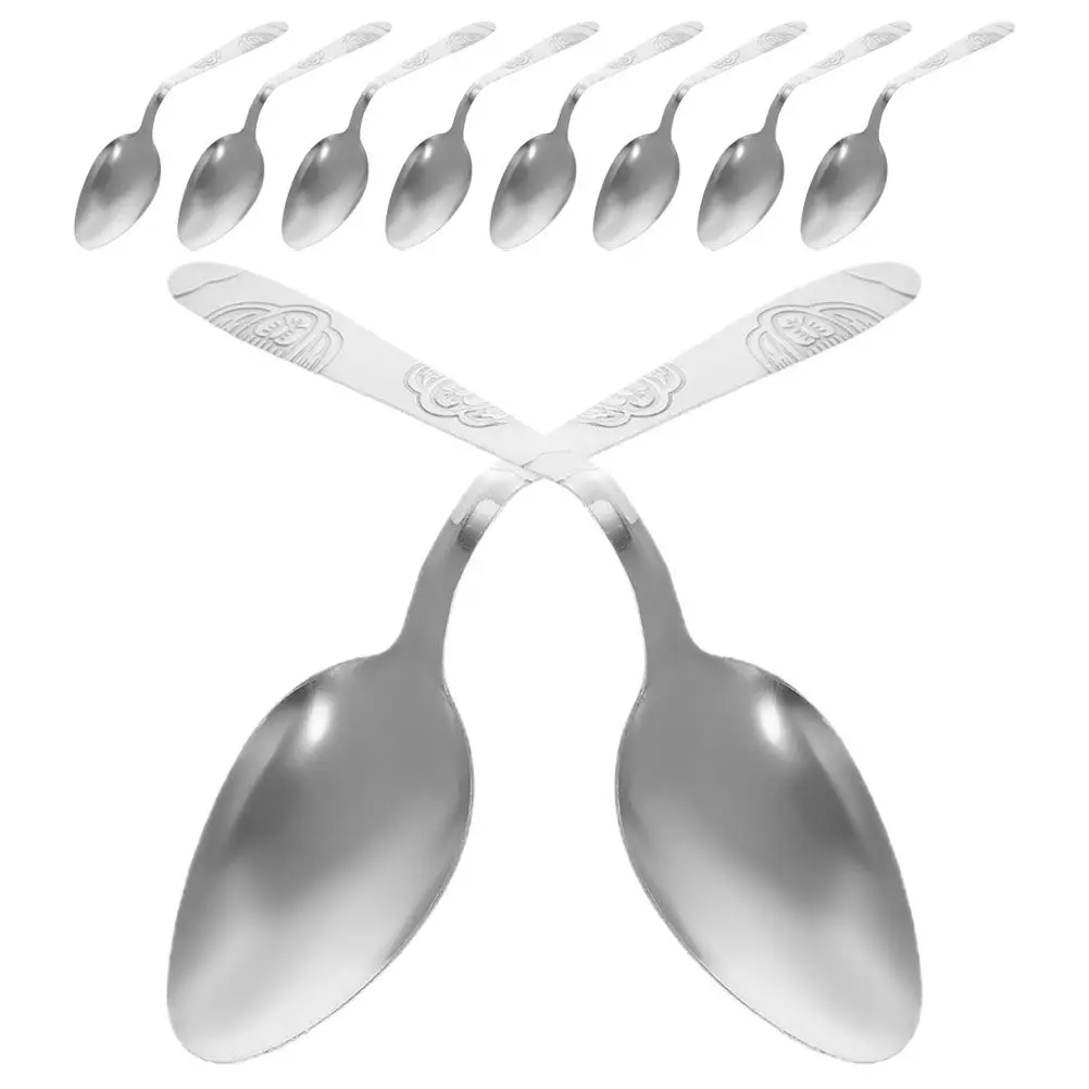 

10 шт. гибких ложек для фокусов, прочные металлические ложки для трюков, для детей и взрослых, реквизит для вечеринок и сценических выступлений