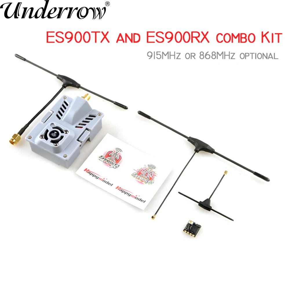 Happymodel ELRS Micro ES900RX(Receiver)ES900TX(Module)Combo Kit 915MHz ExpressLRS Firmware For RC FPV Long Range Racing Drones