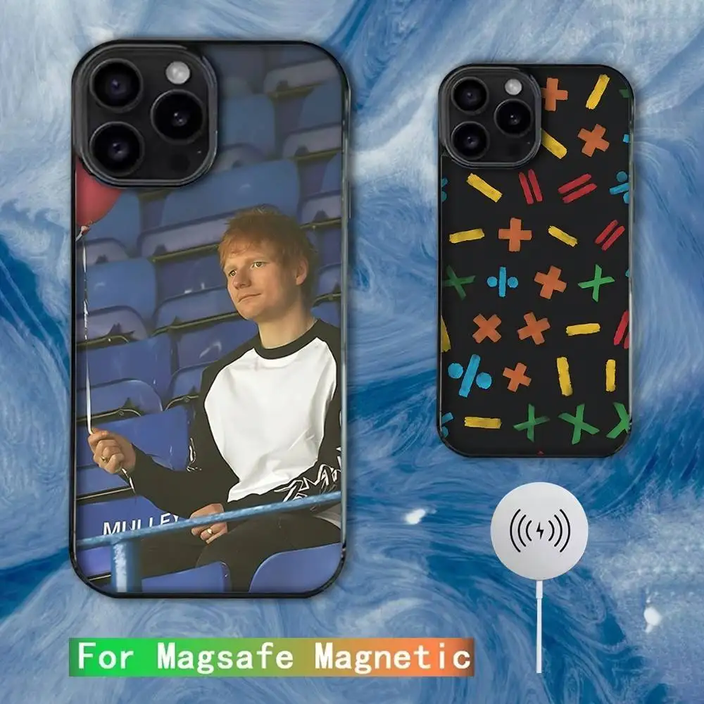

E-Ed Sheeran UK Singer Phone Case For iPhone 16e,16,15,14,13,12,11,Plus,Pro,Max,Mini Magsafe Magnetic Wireless Charging