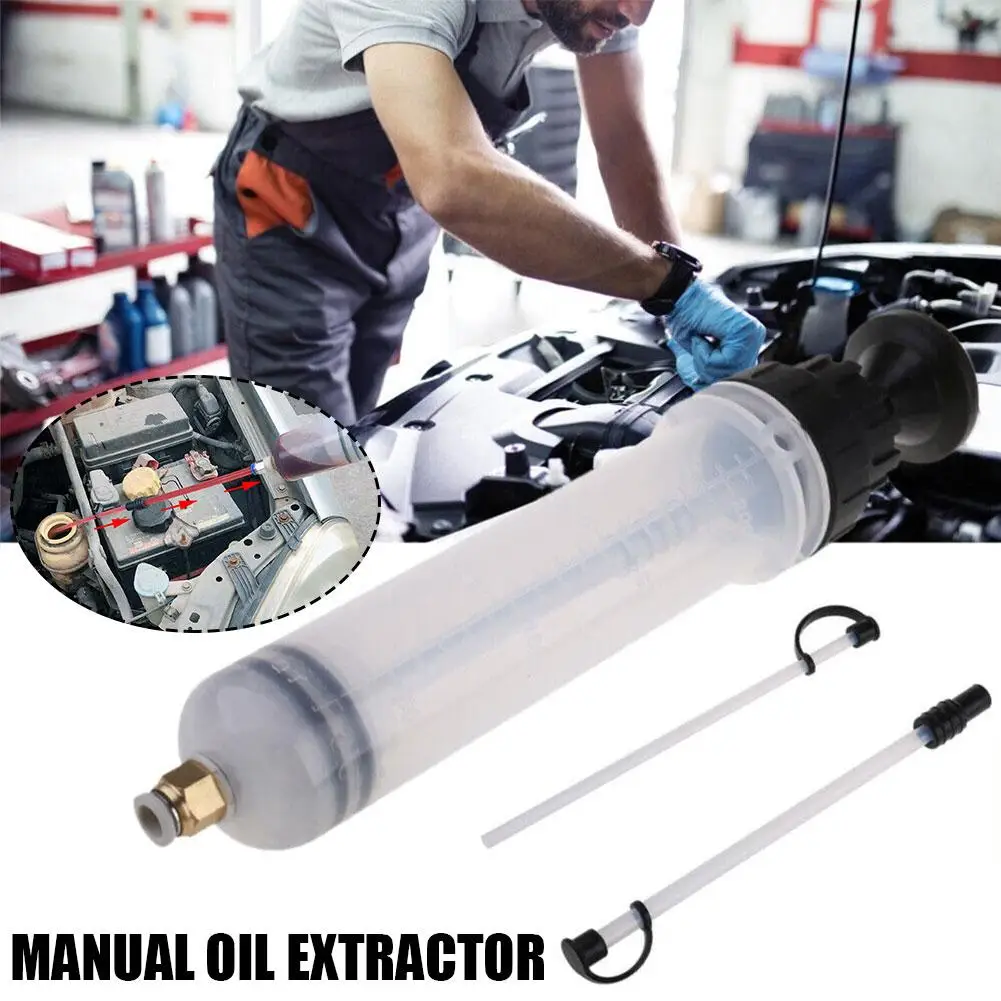 OilFluid Extractor Filling Oil Change Syringe Bottle Pump Extraction Transfer Hand Oil Automotive Pump Tool Extractor Fuel L6T0