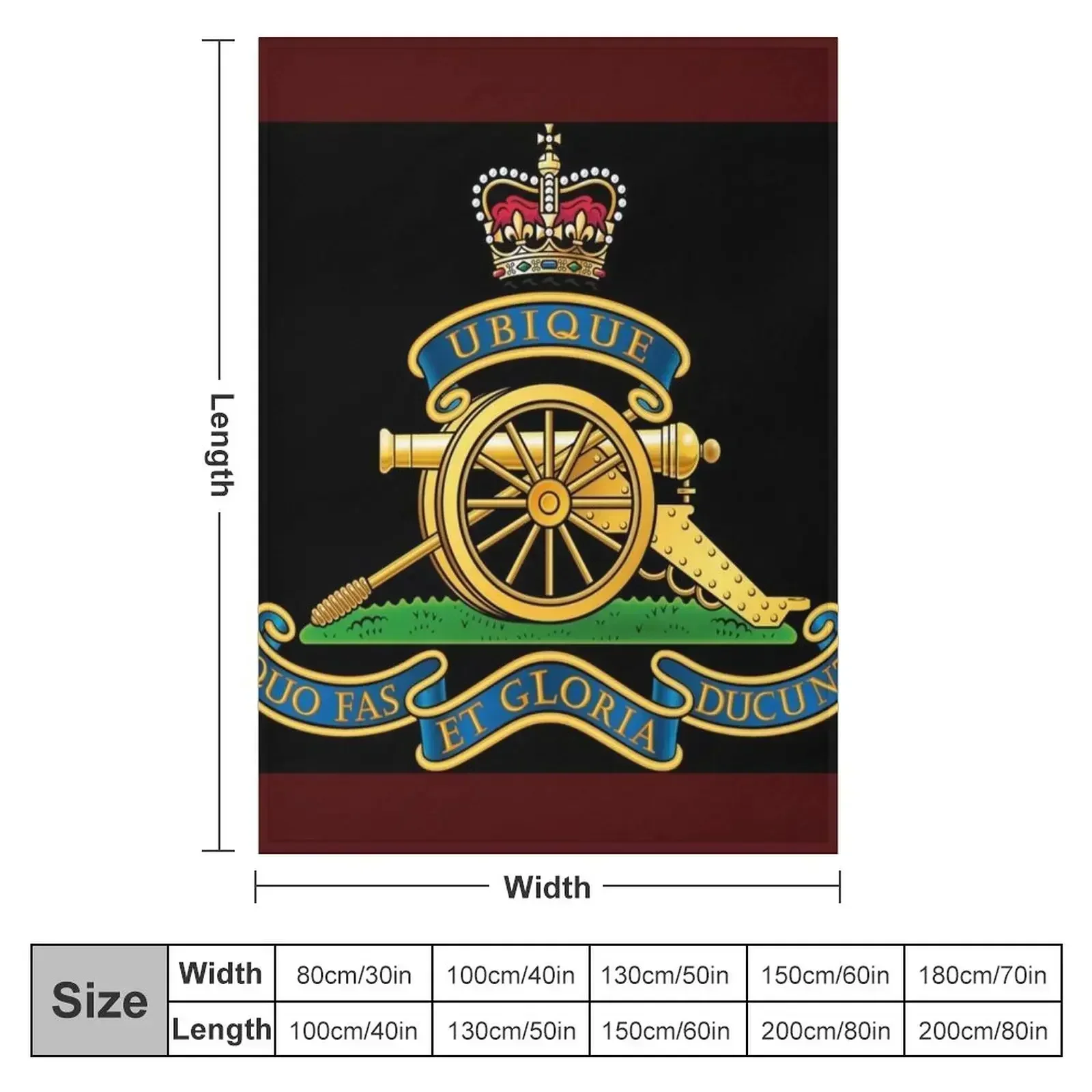 Royal Artillery Cap Badge Throw Blanket bed plaid Summer Beddings Blankets