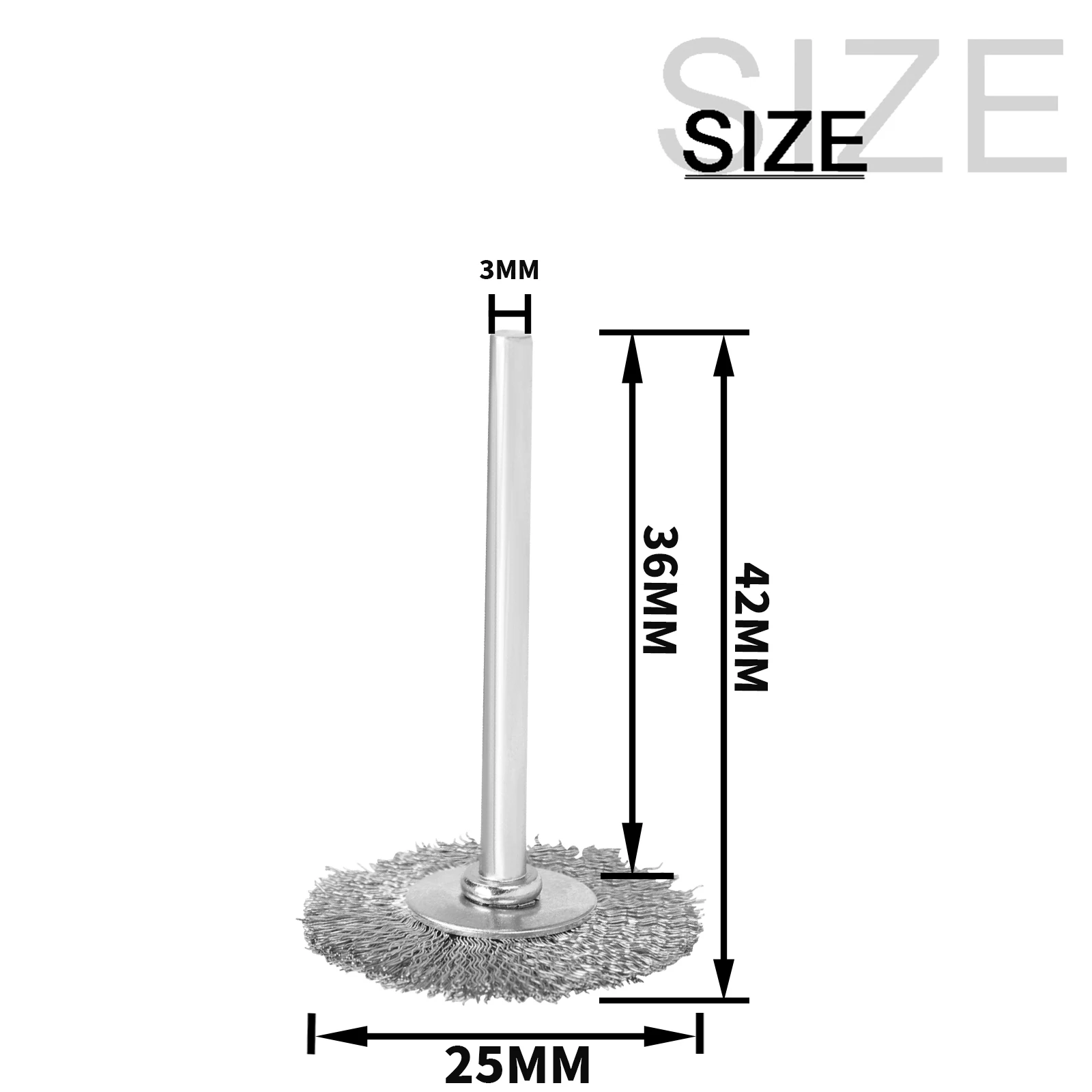10pcs Escova De Aço Roda De Arame Escovas Dremel Wire Brush Die Grinder Ferramenta Rotativa Ferramenta Elétrica para o gravador
