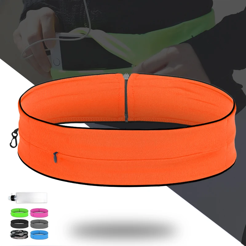 

Fitness Waist Pack with Water Bottle Holder,Running Belt for Gym Workout with Zipper Pocket,Phone Fanny Pack for Jogging,Cycling