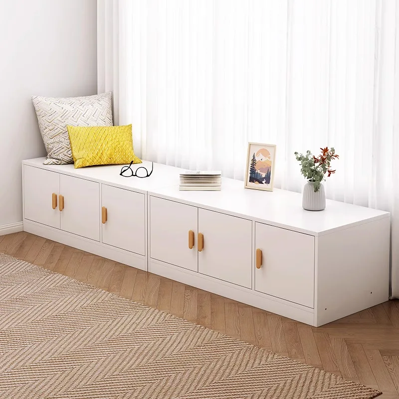 bay window cabinet, storage, floor-to-ceiling window sill, tatami  wall-to-wall utility , balcony locker