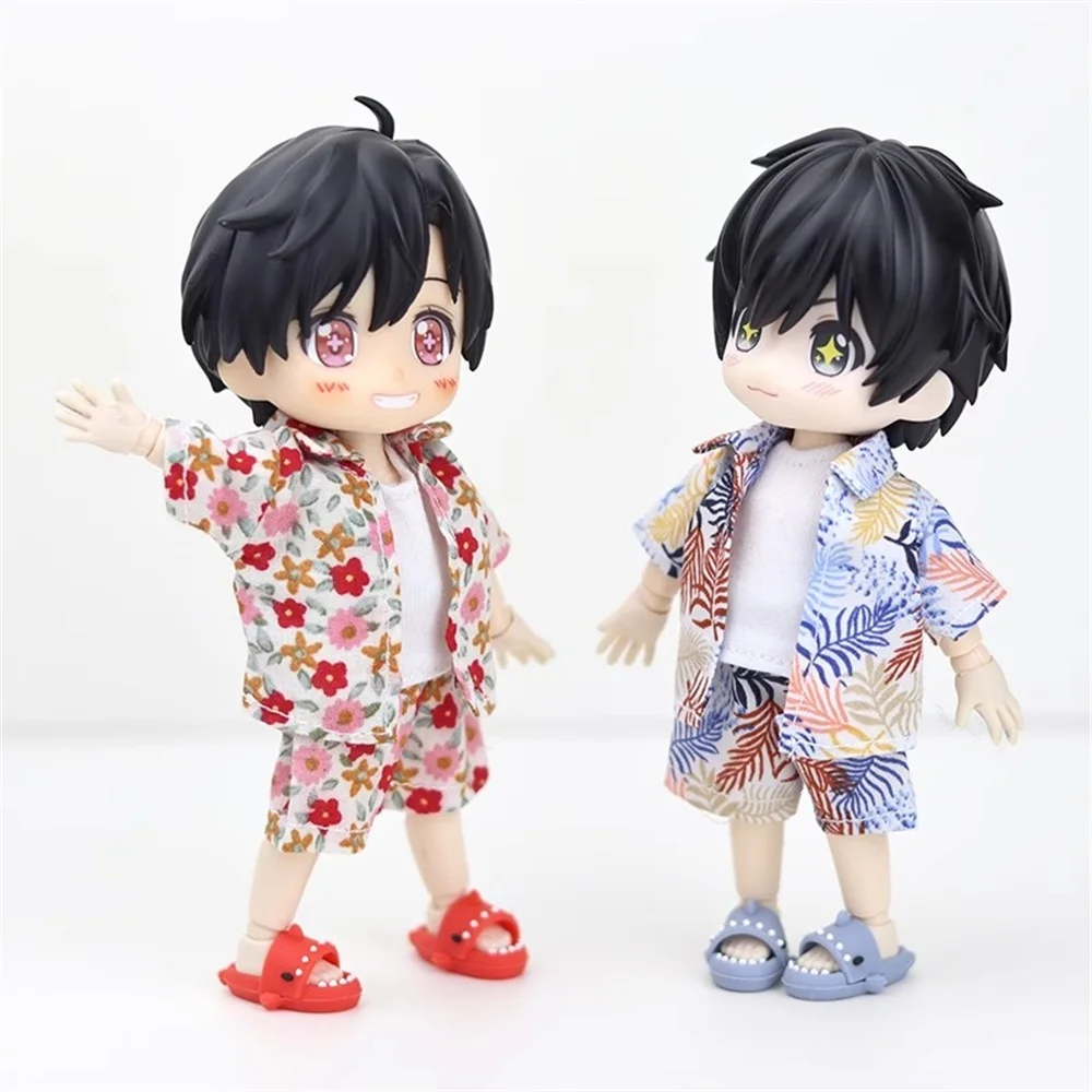 

1/12 12 Points Doll Clothes Fashion Seaside Beach Wear Model Accessories Fit OB11 Bjd Ufdoll P9 Body In Stock