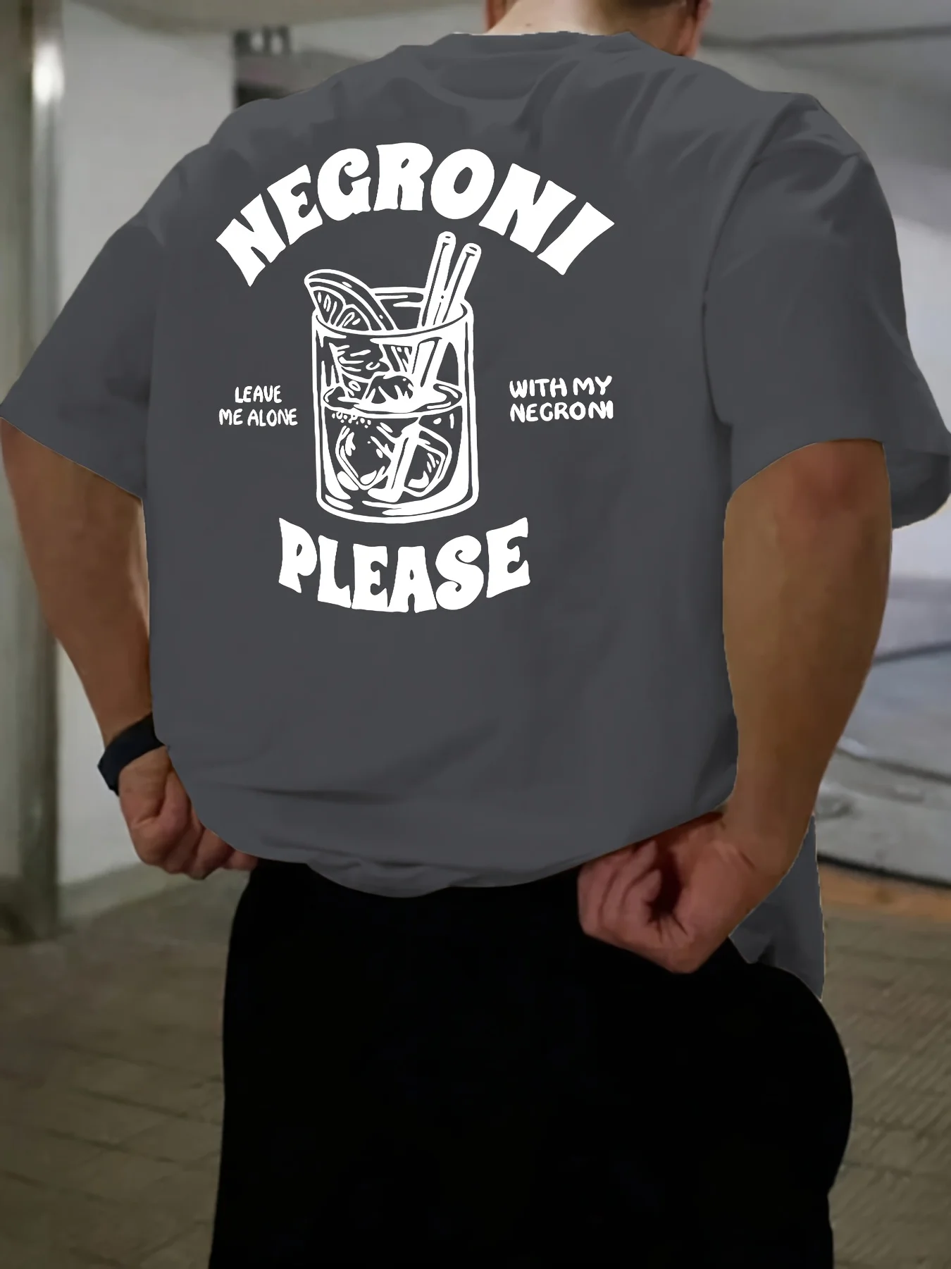 Negroni Cocktail Graphic with 