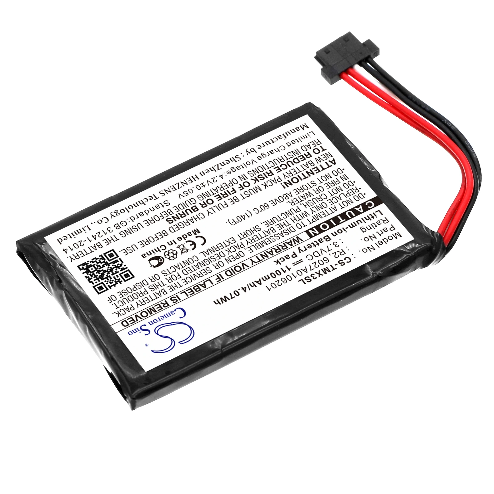 100%NEW 3.7V 1100mAh replacement GPS Navigator Battery 6027A0106201 for TomTom XXL IQ Routes 4EP0.001.02 1EP0.029.01 5EP0.029.01
