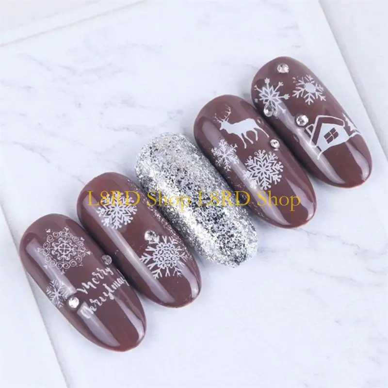 L8RD Rotatable Jelly Stamper Silicone Clear Stamper French Tip Stamp