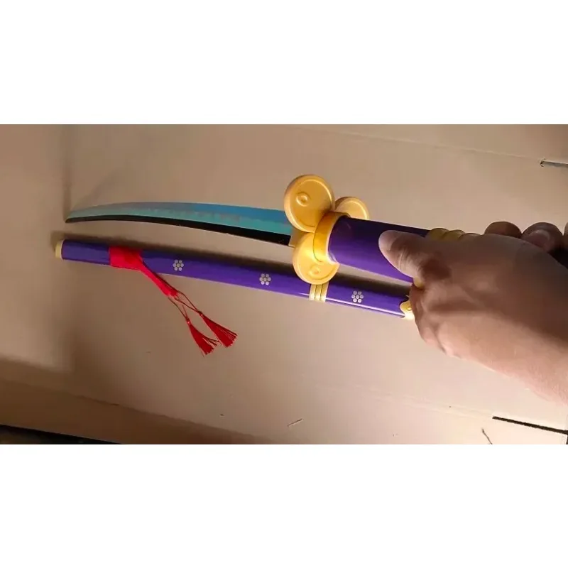 Épée en bois Zoro Cosplay, une pièce, 102cm, violet, Enma Katana, Costume Anime, accessoire de fête, modèle de samouraï