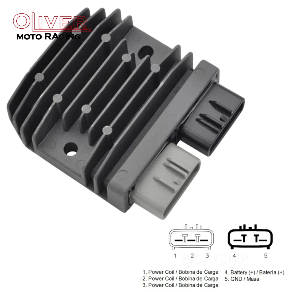 

FH020AA 1D7-81960-01-00 Regulator Rectifier For Yamaha RST90 XTZ12 PZ50 YFM700 Grizzly 700 YXM700 Viking YXC700 YFM70 YXE70 VK10