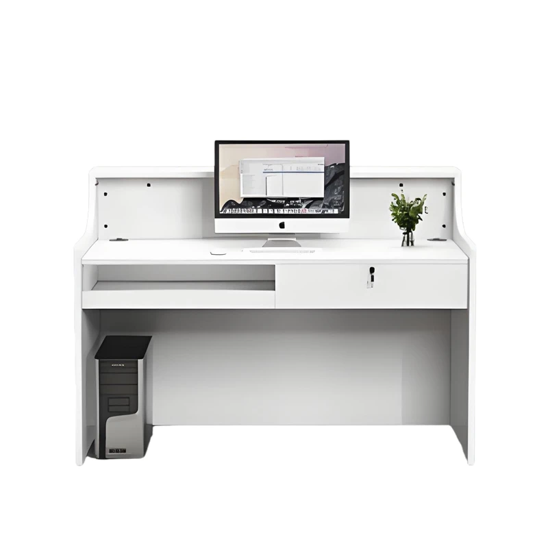 Small Office Customer Service Retail Nurse Station Reception Desk Furniture Reception Desk L-shaped Rectangle