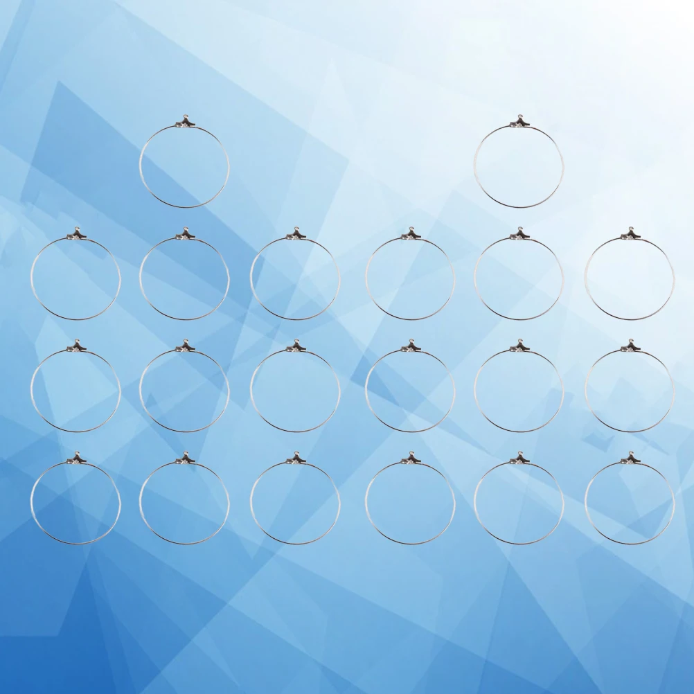 

20 PCS Crafting Supplies Earrings and Accessories Jewelry Hand Making Hoop Clips