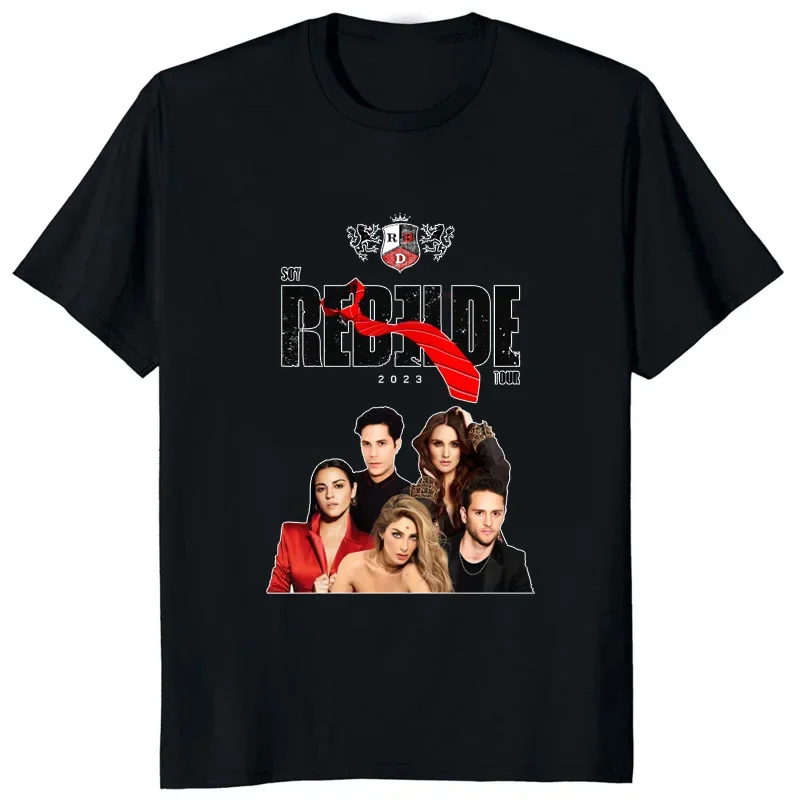 Rbd Rebelde Logo T-Shirt Hot Sale Hit The Internet Mexican TV T Shirt Novelty Graphic Printed Streetwear Hipster Loose Soft Tees