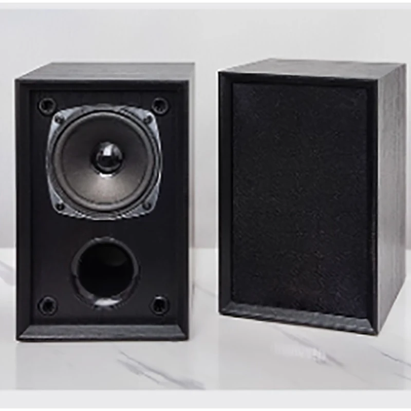 3 Inch Full Range Speaker 4 Ohm Portable Audio Speakers Unit  HIFI Passive LoudspeakerHome Wooden Sound Box Amplifier