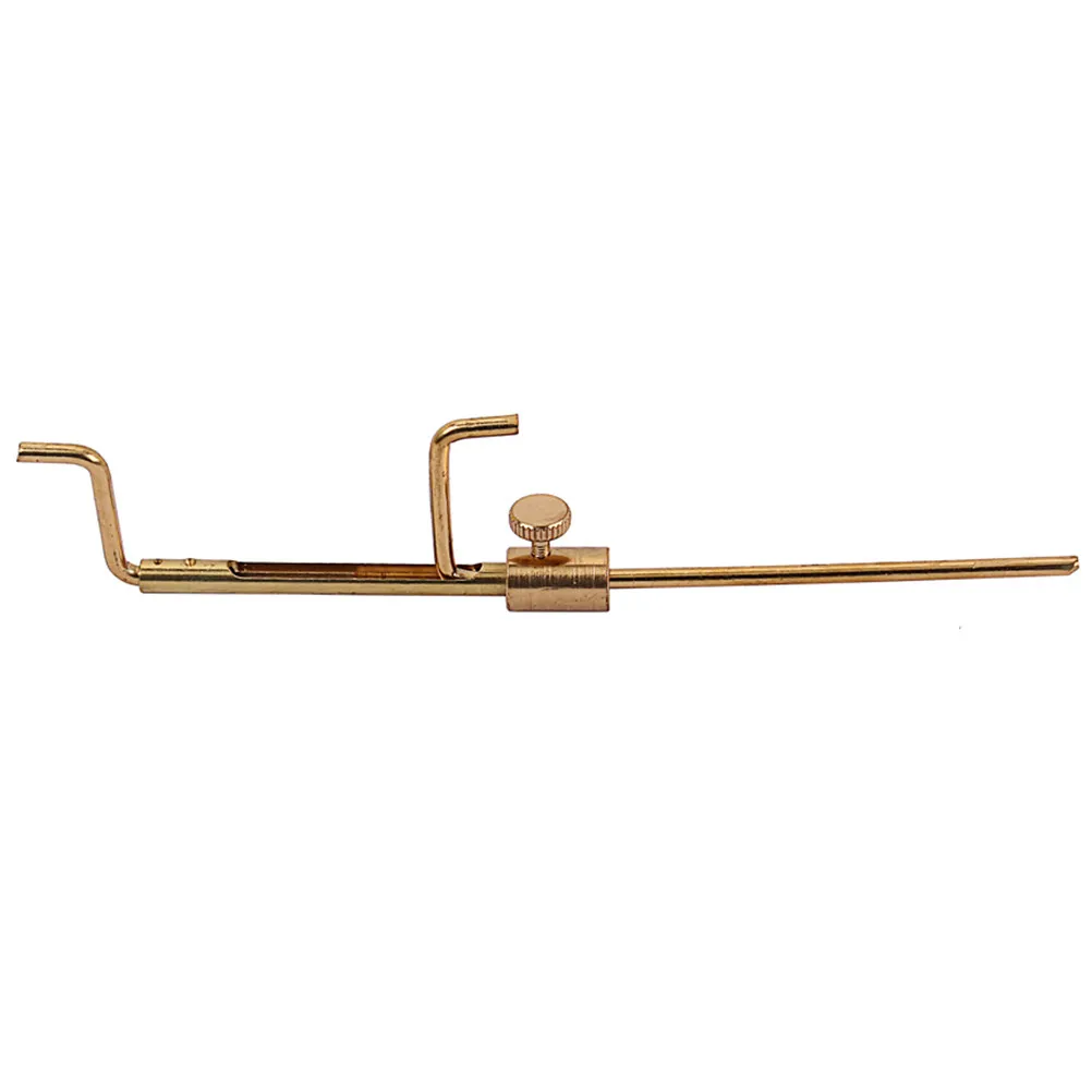 Violin Sound Brass Measure Tool For Sound Post Height Luthier Repair Lightweight Durable Compact Golden