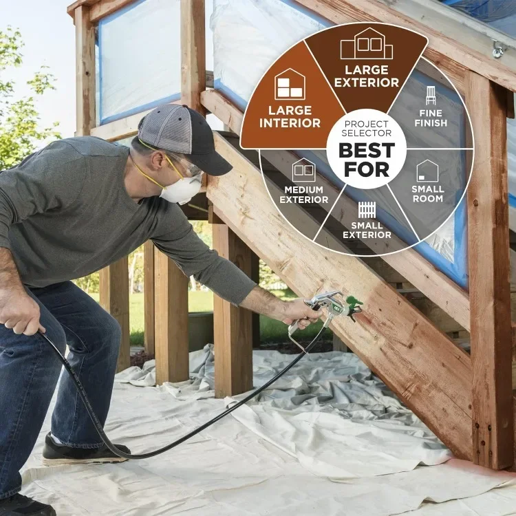 

Bestseller Spraytech 0580001 Control Pro 170 Paint Sprayer, High Efficiency Airless Sprayer With Low Overspray