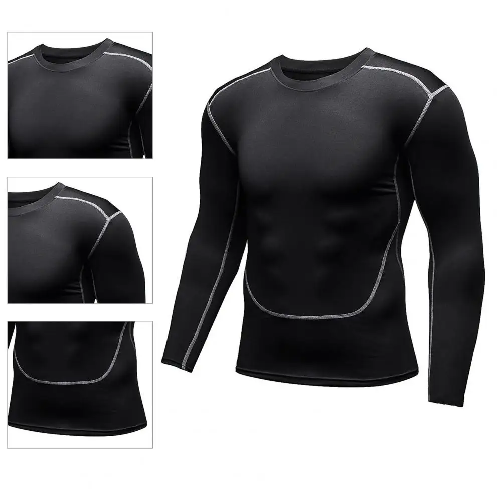 Autumn Winter Thermal Underwear Men Long Sleeve Compression t Shirt Male Thermal Fleece Blouse Top Warm Undershirt Men Clothing