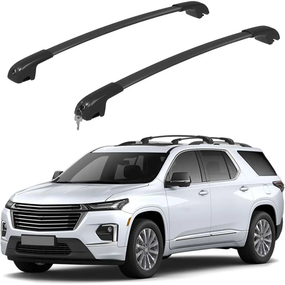 

Багажник на крышу автомобиля с грузоподъемностью 330 фунтов, совместимый с моделями 2022-2026 годов, для крепления на рейлинги или перевозки грузов, каноэ и досок для серфинга