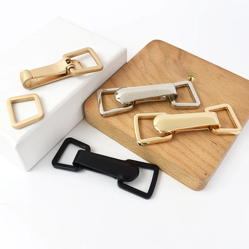 

10/20/30P 18mm Down Coat Metal Buckle Women Waist Buckles Jacket Belt Decor Clip Clasp Windbreaker Snap Hook DIY Accessory