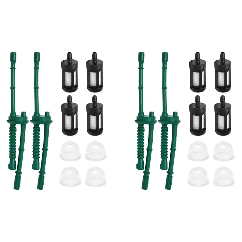 ABGE-2Set Fuel Line + Fuel Filter For FS38 FS45 FS46 FS55 KM55 HL45 MM55 FS100 FS110 FS130 Trimmer Weed Eater