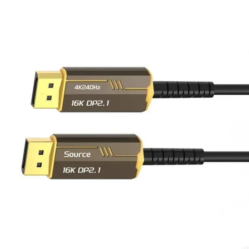 Fiber Cable Supports 16K@30Hz 8K@60Hz @240Hz For Professional Design Gaming Setup 83CE