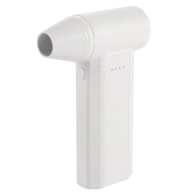 Mini turbo jet ventilador portátil handhold espanador de ar 4 níveis ajustáveis para teclado e limpeza do carro cabelo Dry-AA80