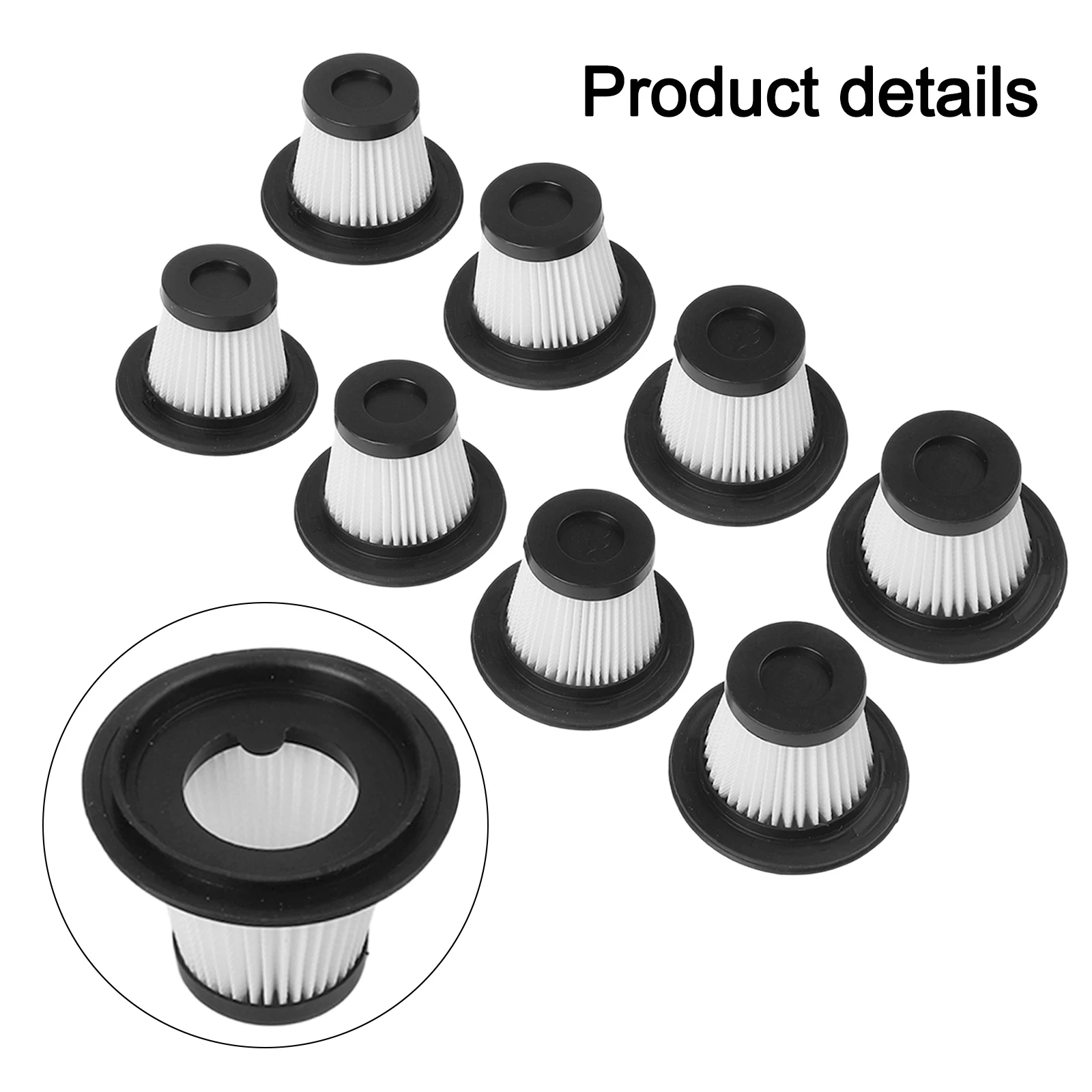 Сменный фильтр HEPA, фильтр для обслуживания пылесоса, техническое обслуживание, набор из 8 предметов, совместимый с LY0016