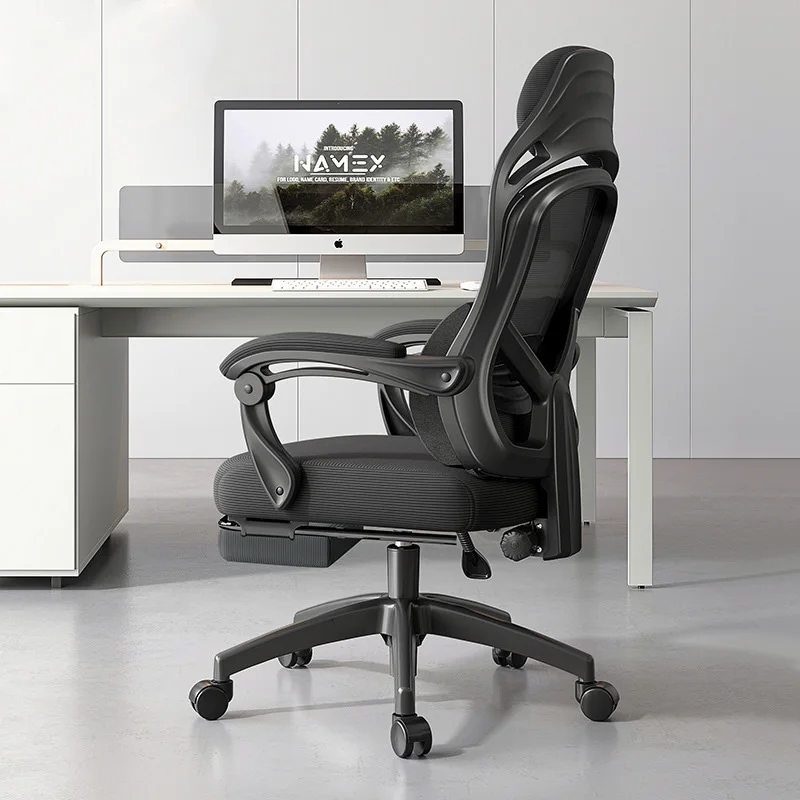 

Ergonomic Mesh Office Chair Lumbar Support 3D Ventilated Backrest Heavy Duty Swivel Computer Chairs 160 Degree Recline Seats