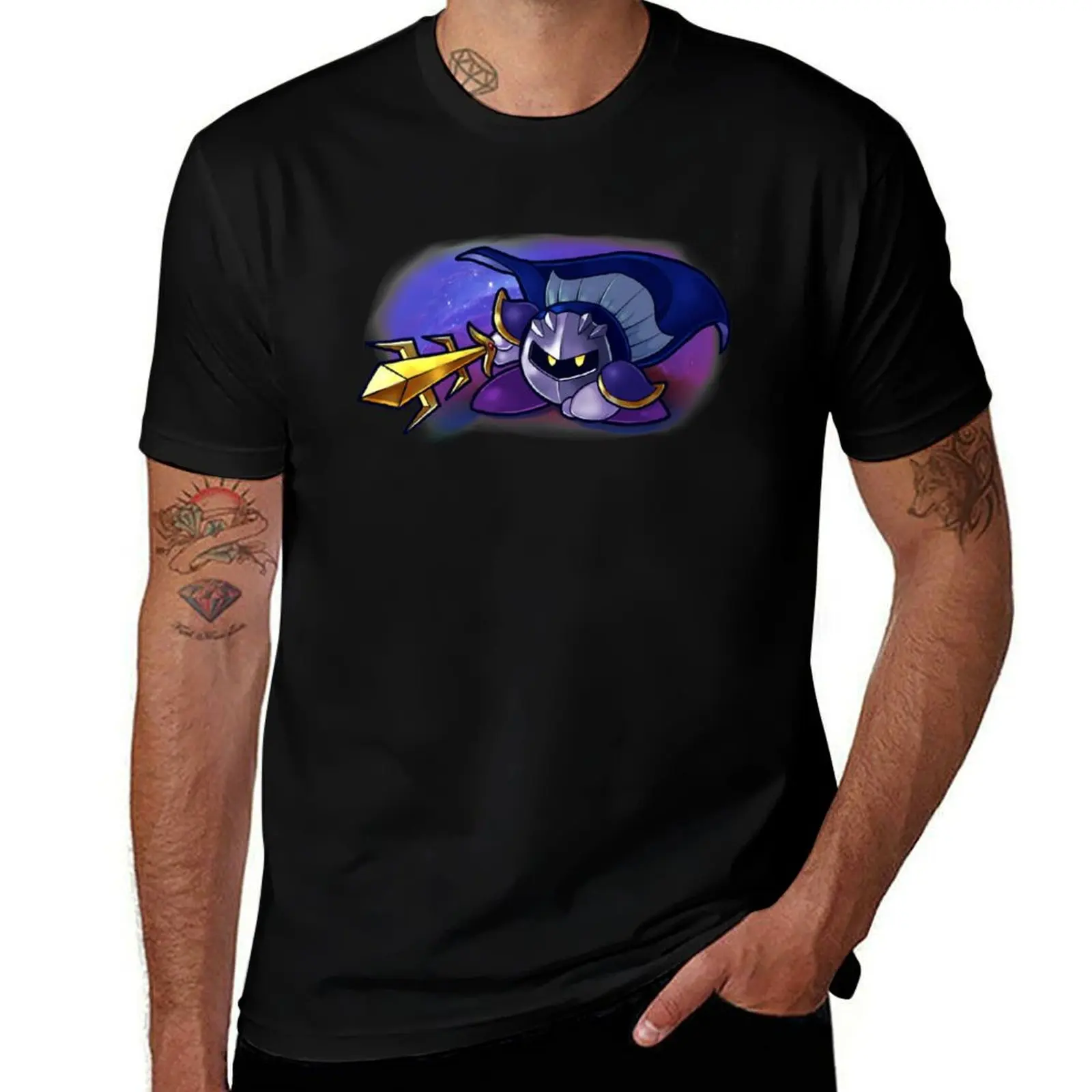 

Meta Knight T-Shirt cotton t shirts man 100% anime tshirt t shirts for man graphic funny T-shirt