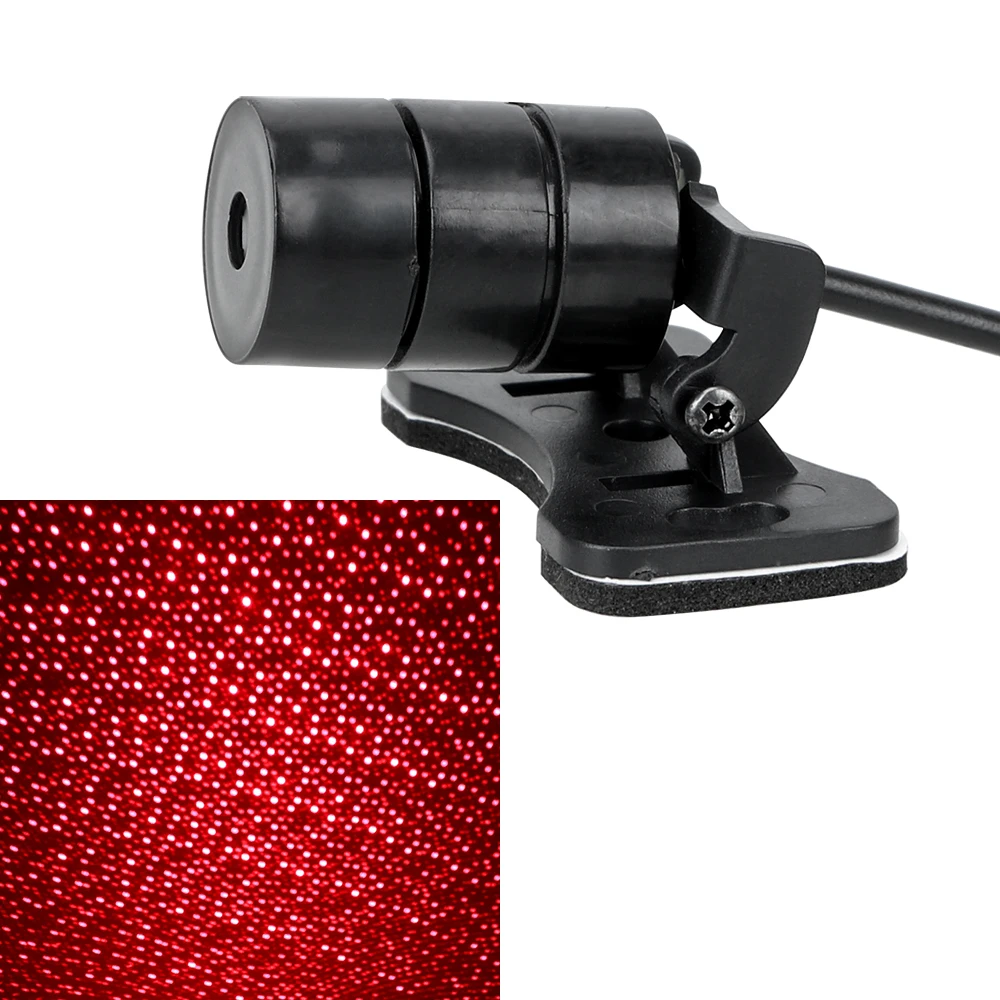 Car Roof Light Starry Projection Car Star Lights Interior Modification Spotlight DJ Music Sound Lamp Interior Decorative Light view 4