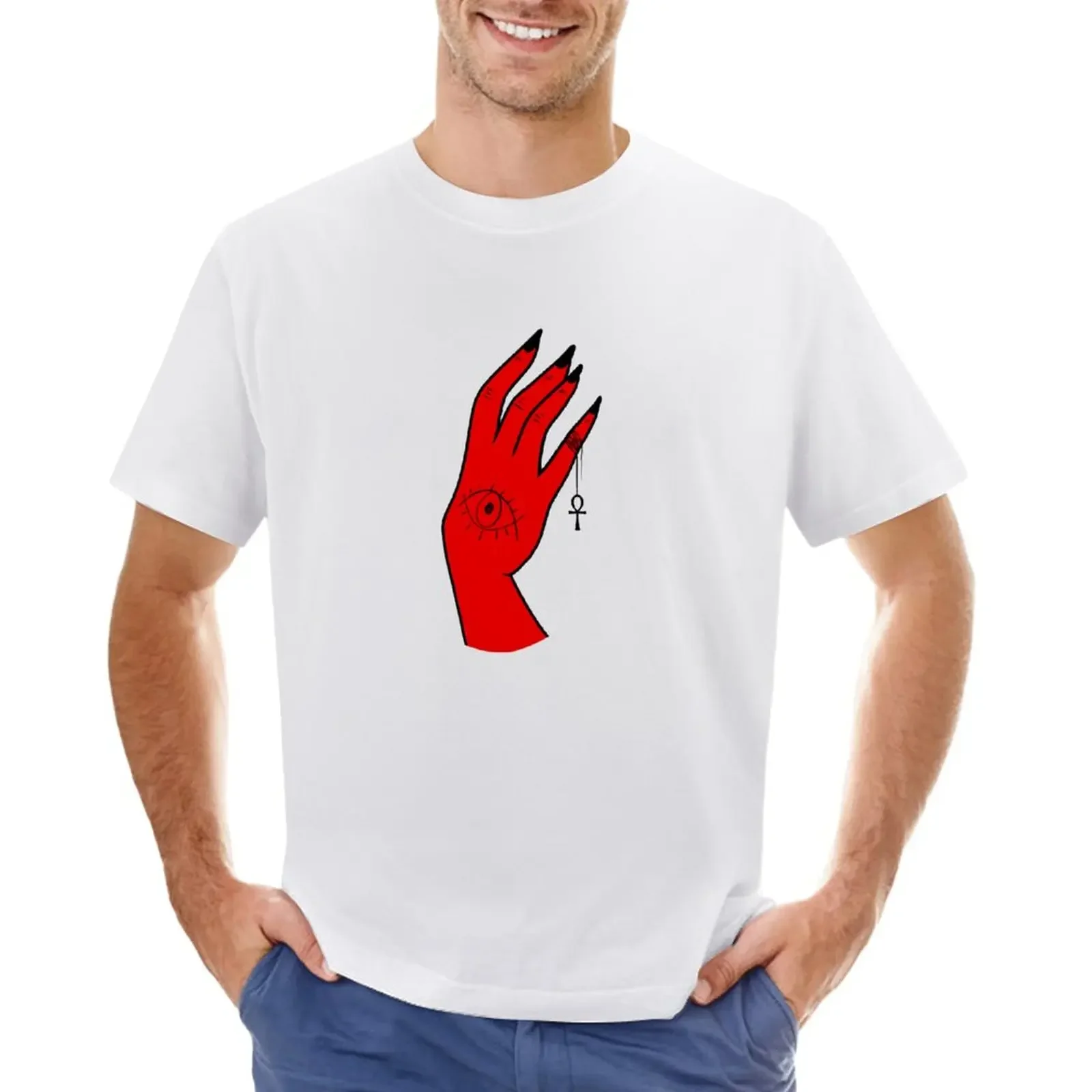 ? Dvl’s hand ? T-Shirt sublime Short sleeve tee mens clothing