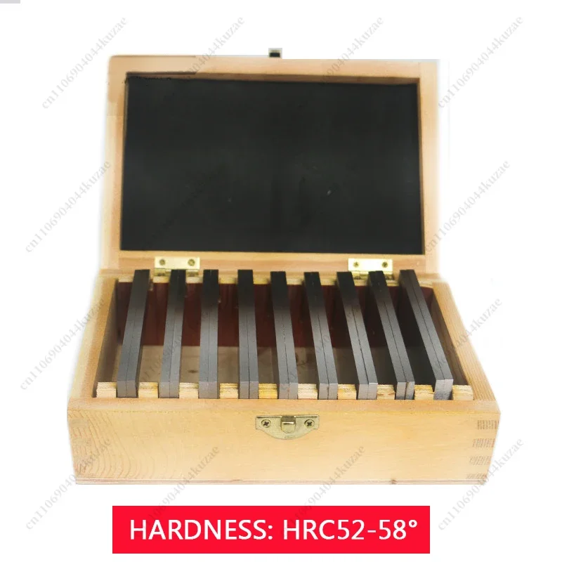 HLH 9 Pairs JC-100-4 100x4mm Parallel Iron Block, 4mm Thick Vise Pad Plate for Industrial Precision Clamping and Workholding
