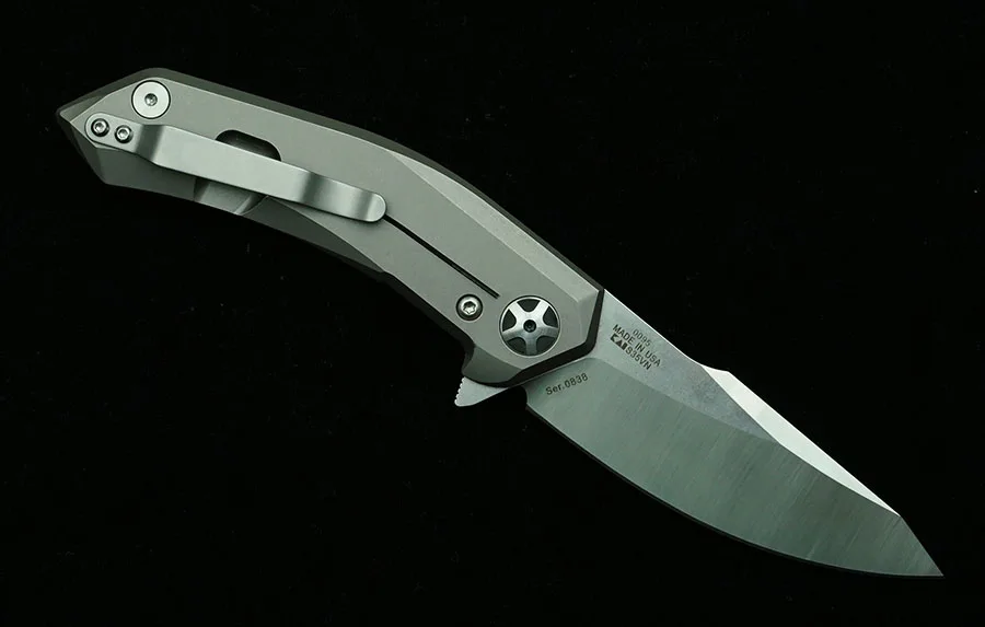 LEMIFSHE 0095/0095BW S35VN Blade Titanium Alloy Handle Folding Knife Outdoor Camping Hunting Kitchen Survival Pocket EDC Tool