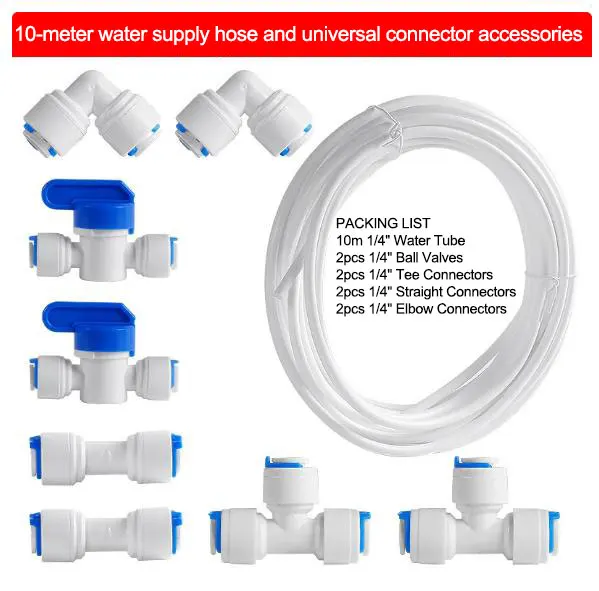 Silicone Hose for Ice Machine Water Inlet Designed to Maintain Integrity During Frequent System Maintenance Cycles