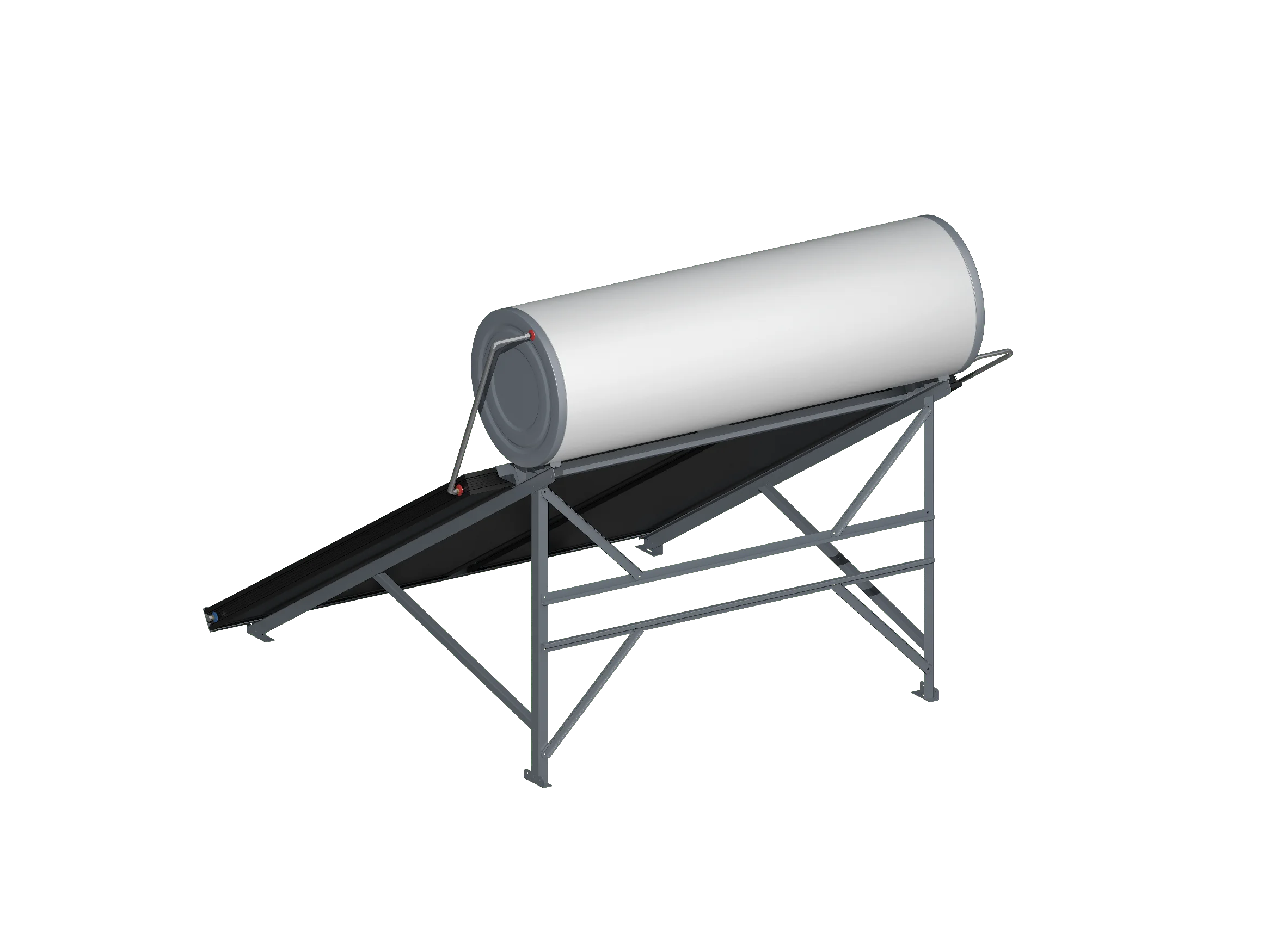 

Hot Sale High-Efficiency Pressurized Flat Plate Solar Water Heater 120L- Jacket Heat Exchanger & Porcelain Enamel Tank