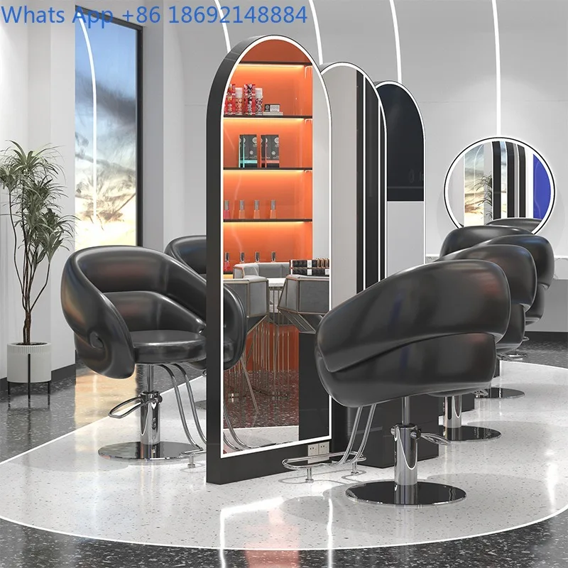 Barber Shop Chair Salon Special High-end Hairdressing Fashion Perm Dye Seat Adjustable Rotating Haircut Stool