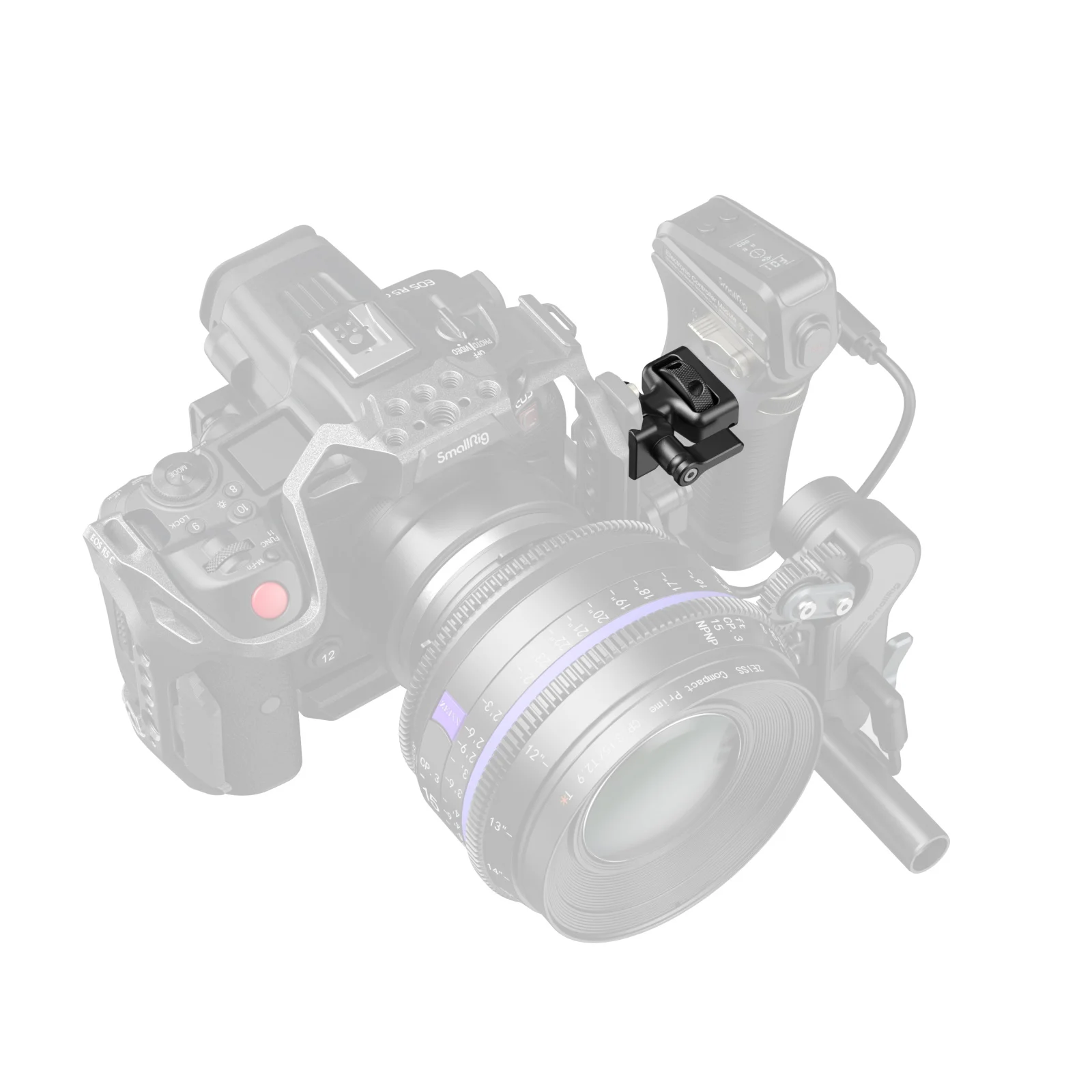 SmallRig الناتو المشبك tO a 1/4 "-20 برغي محول الألومنيوم أقصى تحميل 8 كجم لخيارات التركيب ثنائية الاتجاه متعددة الاستخدامات 3264