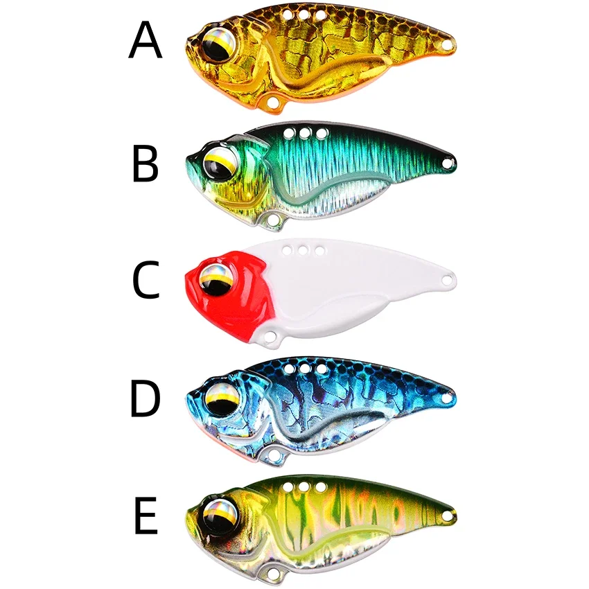 VIB Spoon Fishing Lure 5g 9g 12g Metal Spinner Fishing Bait Crankbait Bass Artificial Hard Baits Cicada VIB Fishing Tackle view 4