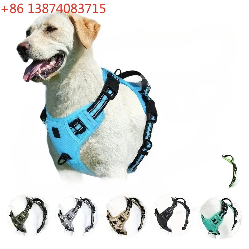 For Harness Easy Walking No Pull Dog Harness