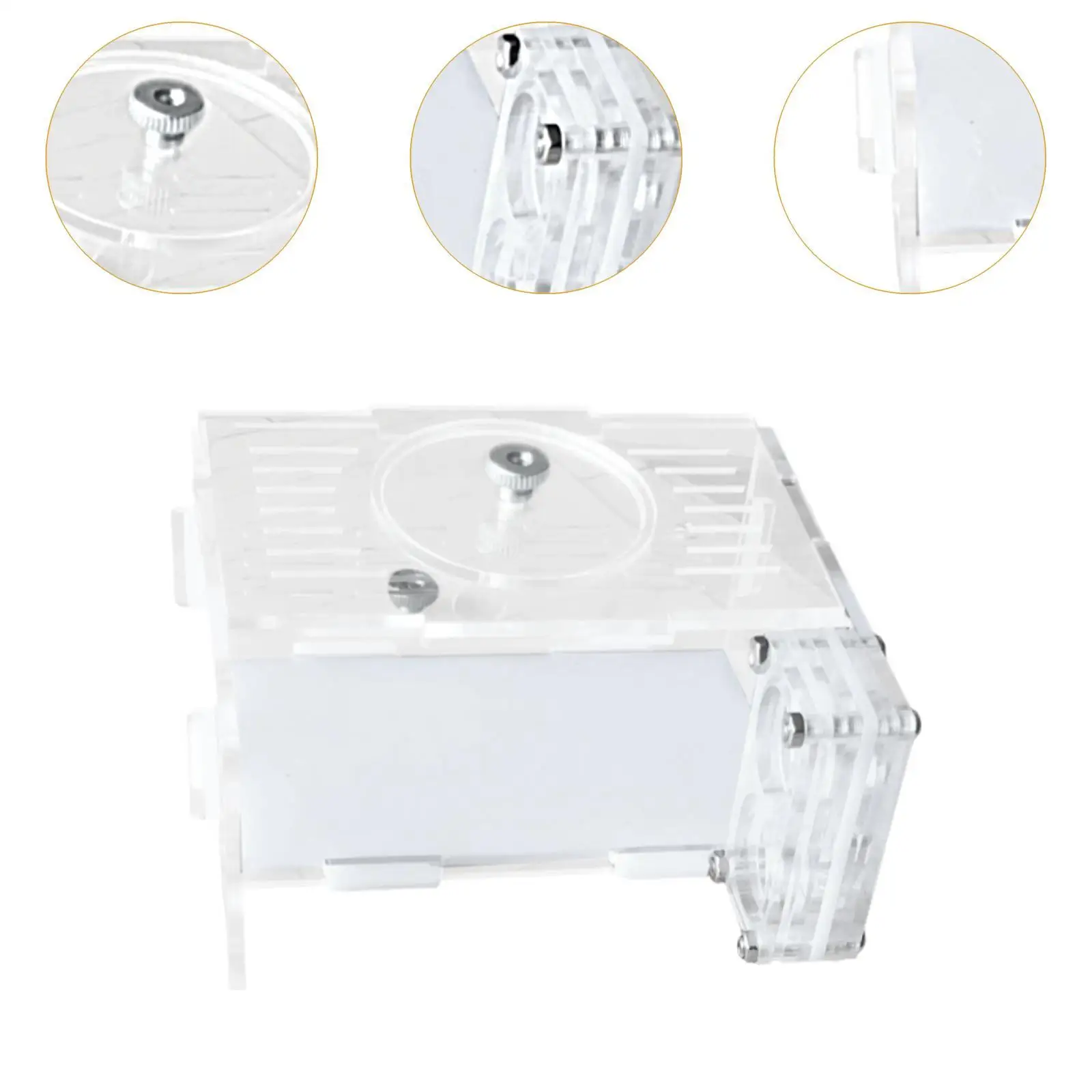 Mini Acrylic Ant Nest DIY Ant Farm New Queen Home Supports 18mm Test Tubes for Learning