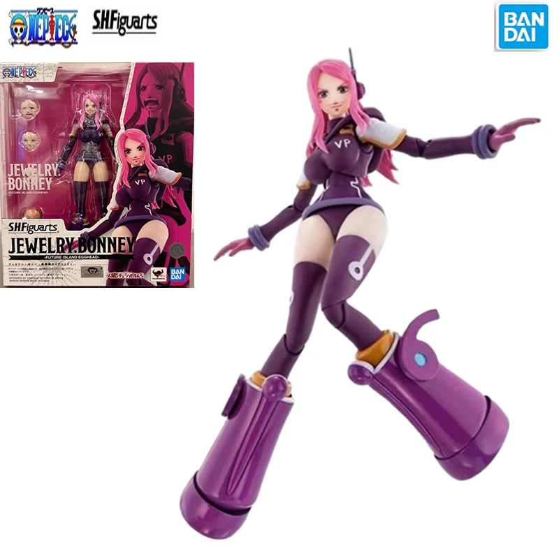 

Original Bandai SHF Jewelry.Bonney Future Island Egghead Brand and new Action Figure PVC Anime Model Toys Collection