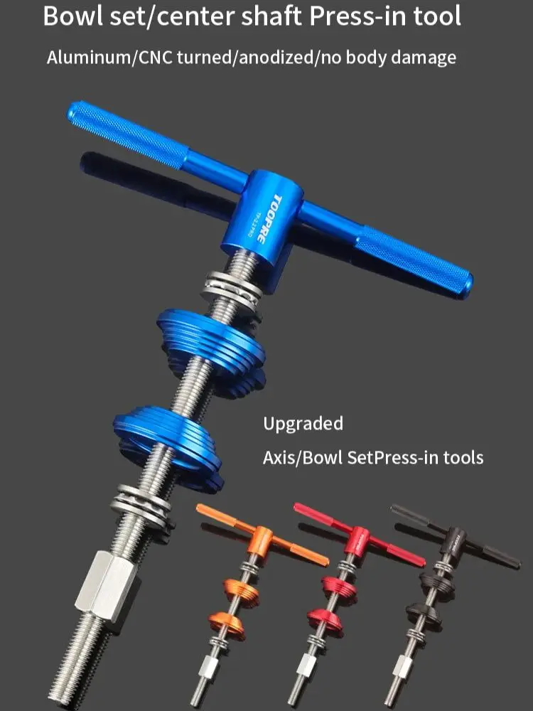 AliExpress TOOPRE Mountain Bicycle Bottom Bracket Headset Press In Tool Bike Central Axis Headset Professional Installation Press In Tools