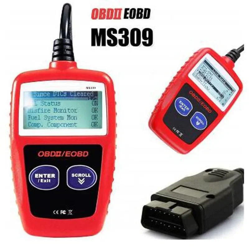 

MS309 OBDII obd2 автомобильный диагностический инструмент, профессиональный сканер MS309, считыватель кодов, лучше, чем ELM327 OBDTool