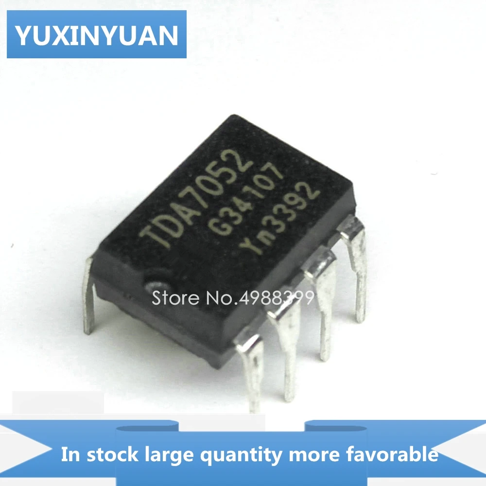 10PCS/LOT TDA7052 TDA 7052  A7052  DA7052 DIP8 in stock