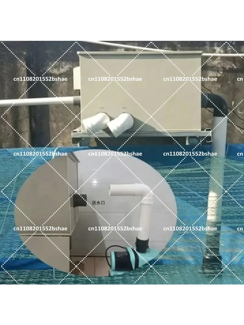 30 Ton Heavy Drum Micro Filter Automatic Backwashing for Koi Pond Aquaculture Water Circulation System