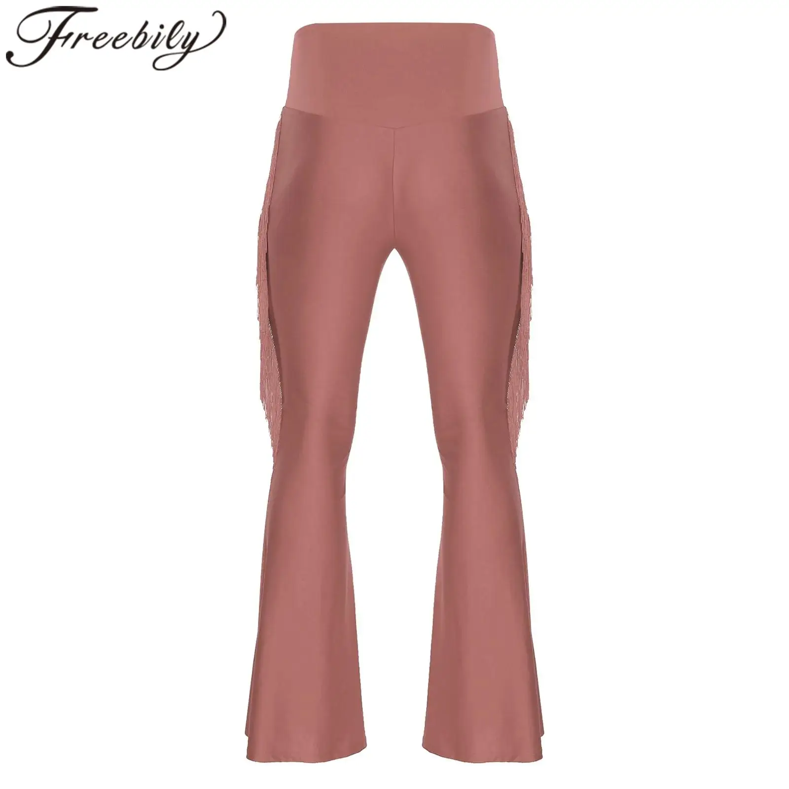 

Мужской винтажный костюм для латинских танцев, расклешенные брюки с кисточками для сальсы, чачи, танго, брюки-клеш, бальный наряд, танцевальная одежда для дискотеки