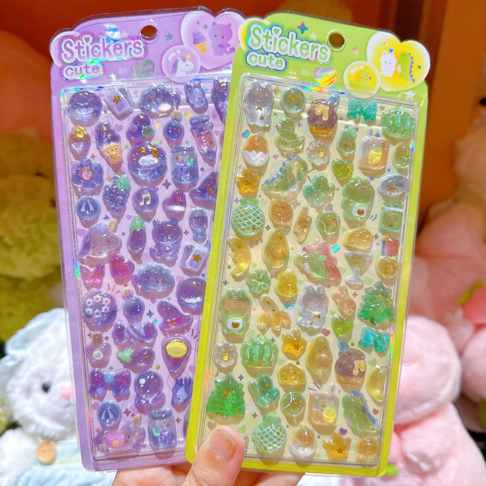 

Самоклеящиеся 3D объемные стикеры с кристаллами в виде животных, 20 шт. (Очаровательные кошки, динозавры, кролики, пингвины) для ноутбуков, дневников и поделок