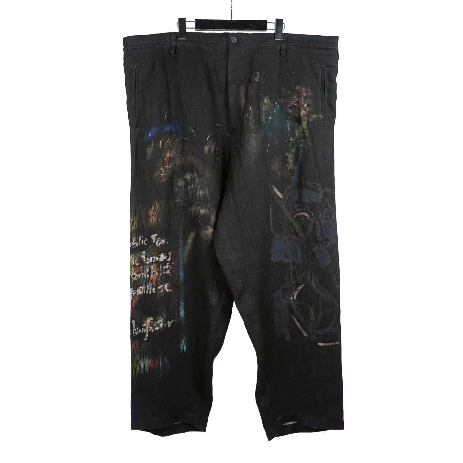 

TOP-YAMAMOTO Japanese original design Dark and niche dark loose printed trousers