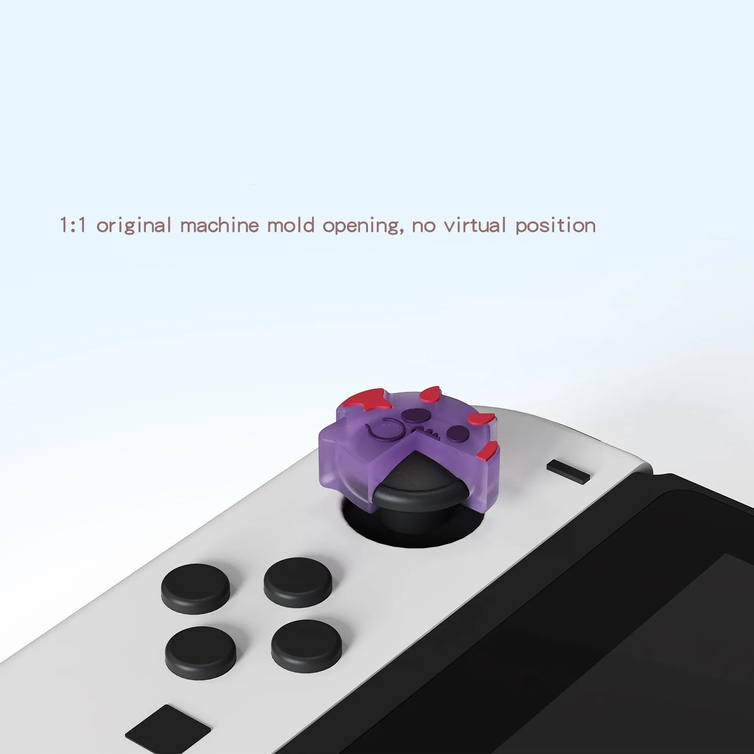 GeekShare Nintendo Switch Oled Ngón Tay Cái Kẹp Mũ Dạ Quang Ma Joystick Mũ Lưỡi Trai Nintend Công Tắc Dẻo Silicone Dành Cho NS Phụ Kiện