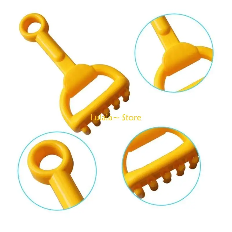 Y4QA 4PCS Summer Sand Seaside Toy Set Summer Sand Play Water Game Sandboxes Shovel Rake Colorful Seaside Toy Durablity